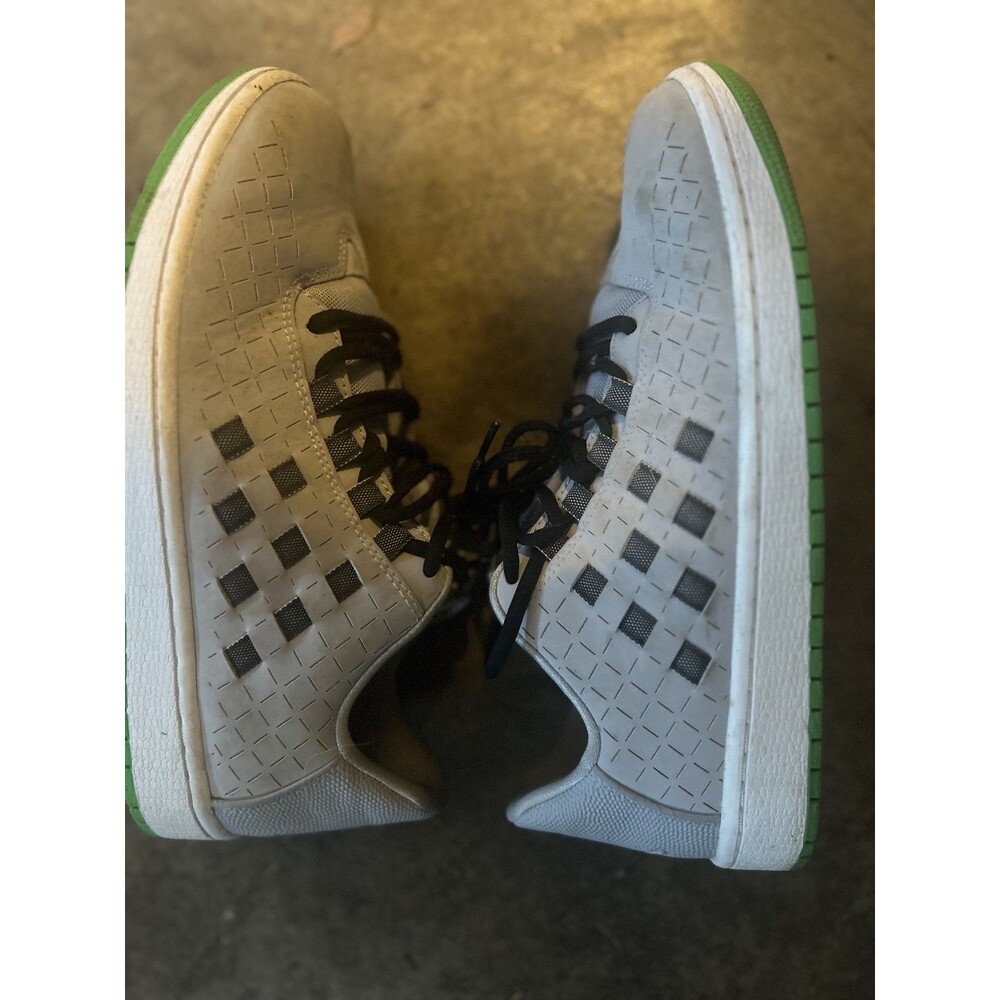 Nike Jordan Illusion Low Men's Size 8.5 Shoes Wolf Grey Black & Green Sneakers